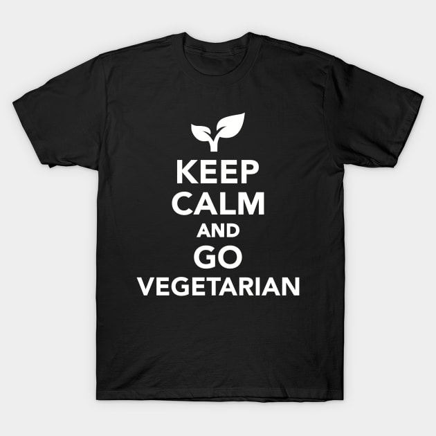 Keep calm and go vegetarian T-Shirt by Designzz